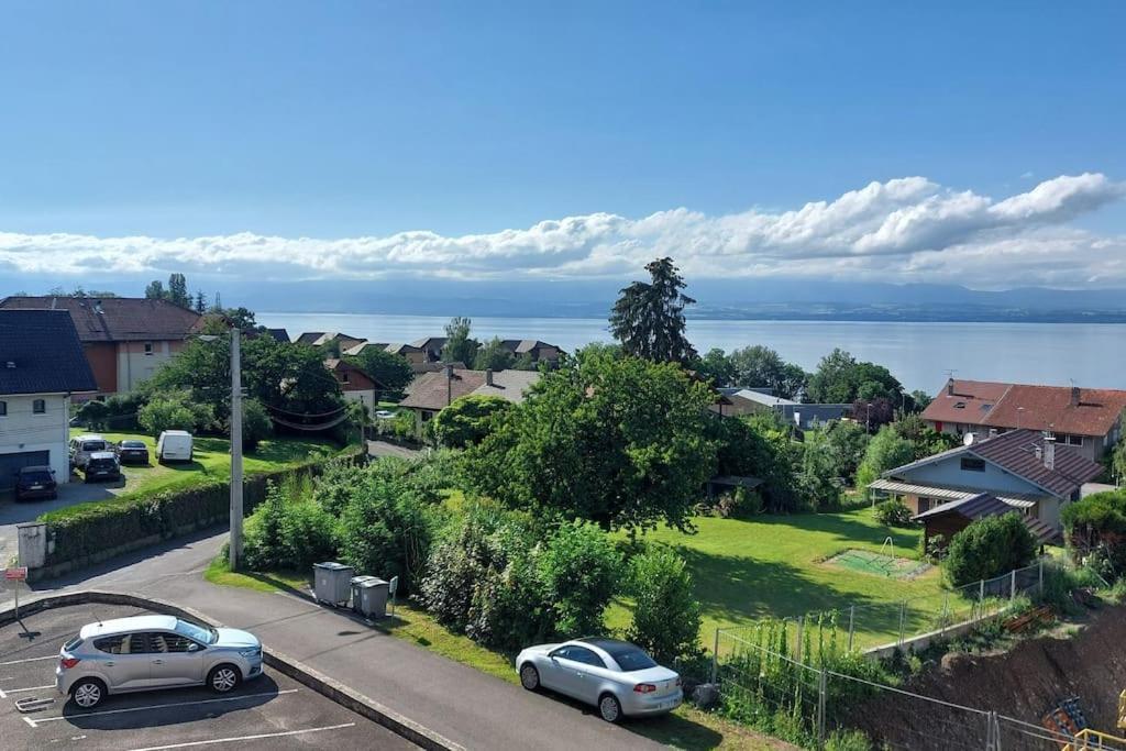 Appart Cosy Avec Vue Sur Le Lac Leman Évian-les-Bains Eksteriør bilde