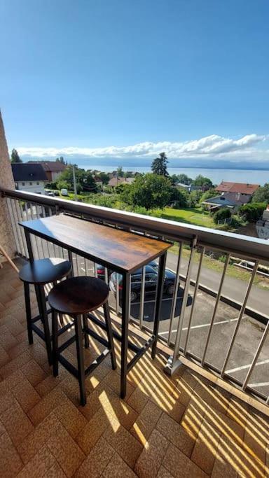 Appart Cosy Avec Vue Sur Le Lac Leman Évian-les-Bains Eksteriør bilde