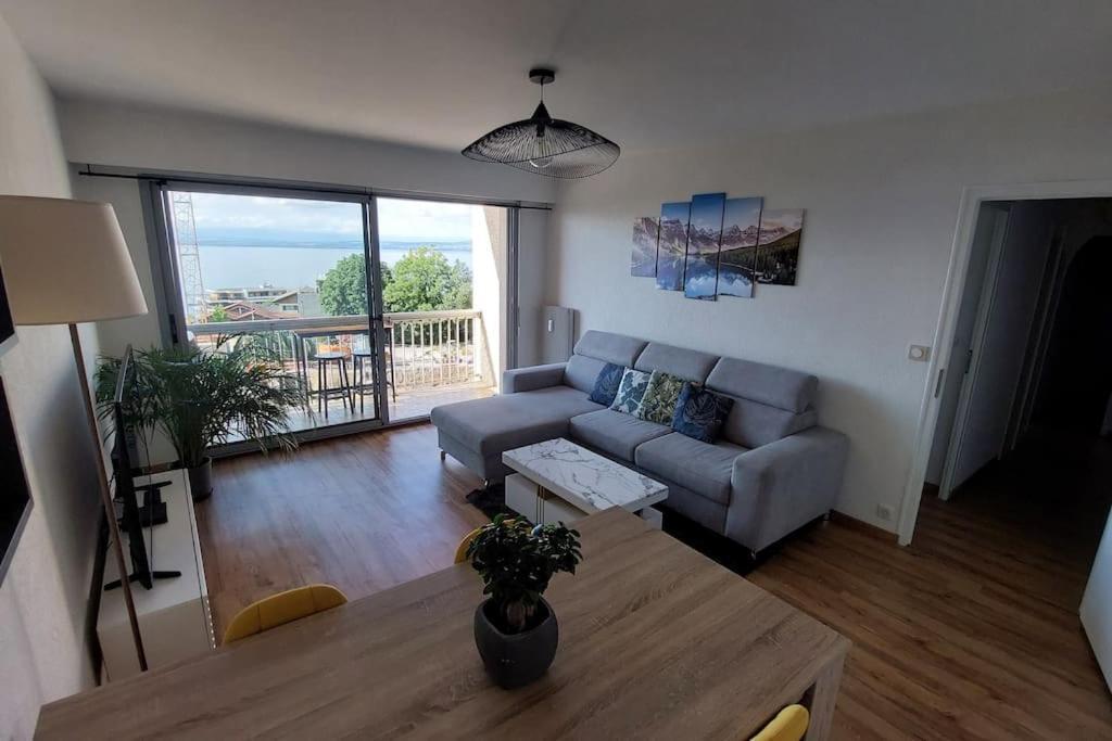 Appart Cosy Avec Vue Sur Le Lac Leman Évian-les-Bains Eksteriør bilde
