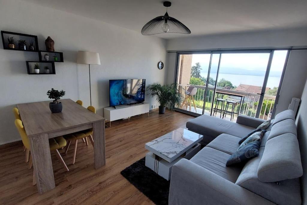 Appart Cosy Avec Vue Sur Le Lac Leman Évian-les-Bains Eksteriør bilde